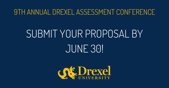 Image with Drexel logo and quote that says "Submit your proposal by June 30!"